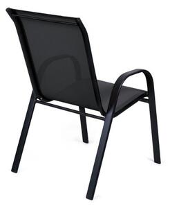House 5 Záhradné kreslo ZANADA čierna
