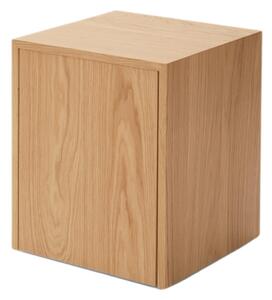 NEW WORKS Nočný stolík Mass, Drawer, Natural Oak