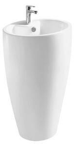 Mexen Orkla, voľne stojace umývadlo 50x38x81,5 cm, biela lesklá, 26065000