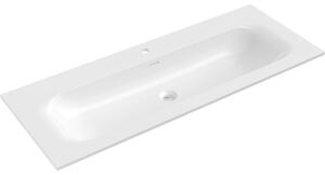 Mexen Vela umývadlo zapustené do dosky 121 x 46,5 cm, biela lesklá - 25231200