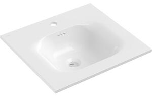 Mexen Vela umývadlo zapustené do dosky 51 x 46,5 cm, biely lesk - 25235000