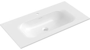 Mexen Vela vstavané umývadlo 91 x 46,5 cm, biely lesk - 25239000