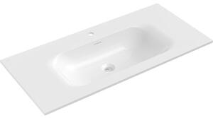 Mexen Vela umývadlo zapustené do dosky 101 x 46,5 cm, biely lesk - 25231000