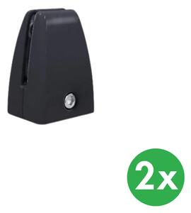 Držiak akustického paravánu, 2 ks, typ B, čierný