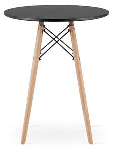 Okrúhly stôl TODI 60cm - čierny