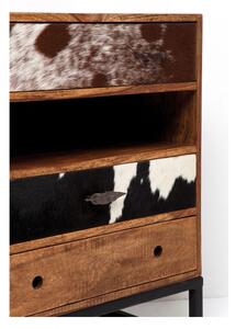 Komoda Rodeo trojdverový, 4 zásuvky 80 × 115 × 40 cm KARE DESIGN