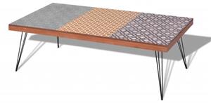 Konferenčný stolík, 120x60x38 cm, hnedý