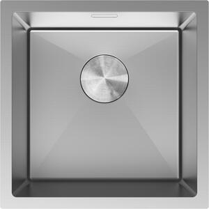 Mexen Trixo nerezový drez 1-komorový 440 x 440 mm, inox - 6413441000-01