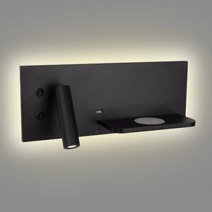 MaxLight Superior nástenná lampa 2x6 W čierna W0292