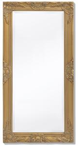 Nástenné zrkadlo v barokovom štýle, 100x50 cm, zlaté