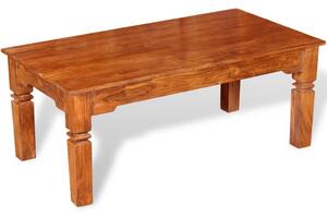 Konferenčný stolík, drevený masív 110x60x45 cm