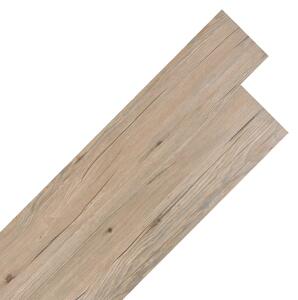 Samolepiace podlahové dosky z PVC 5,02 m², 2 mm, hnedý dub