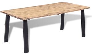Jedálenský stôl, akáciový masív 170x90 cm