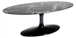 Konferenčný stolík Solo Marble, 120 cm – čierna 43 × 120 × 60 cm
