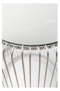 Odkladací stolík Wire strieborná Ø 44 cm – set 2 kusu 46 × 45 × 45 cm KARE DESIGN