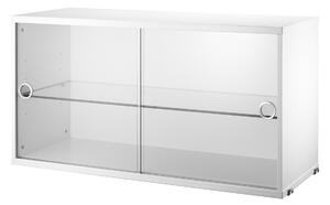 STRING Skrinka Display Cabinet, White