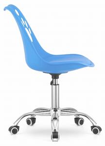 PreHouse Otočná stolička PRINT - modrá