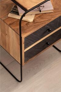 KONZOLA, hnedá, drevo, 40/60/30 cm MID.YOU - Online Only obývacie izby, Online Only