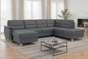 SEDACIA SÚPRAVA, koža, čierna Sit & More - Sedačky, Online Only