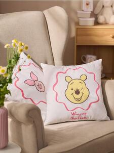 Sinsay - Súprava obliečok na vankúš Winnie the Pooh 2 pack - krémová