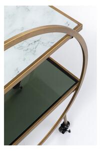 Servírovací stôl Loft Brass 85 × 74 × 39,5 cm KARE DESIGN