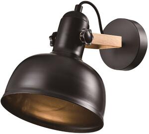Candellux Reno nástenná lampa 1x40 W čierna 21-76748
