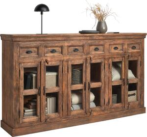 ŠIROKÁ KOMODA, mangové drevo, hnedá, 210/120/45 cm Ambia Home - Komody