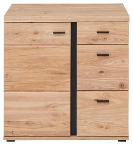 KOMODA, farba jaseňa, dub artisan, 85/86/43 cm Linea Natura - Komody, Online Only