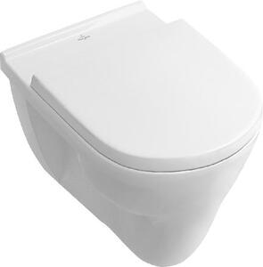 Villeroy & Boch O.novo - Závesné WC, ploché splachovanie, CeramicPlus, biela 566210R1