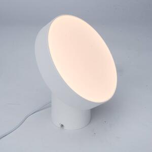 Stolová LED lampa Moa s funkciou RGBW, biela