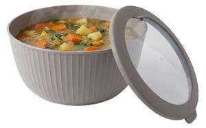 Orion Misa / box s vekom DORA 4,2L, okrúhla pr. 24,5 cm, sv. hnedá