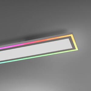 LED stropné svietidlo Lemovanie, CCT + RGB, 100x18cm