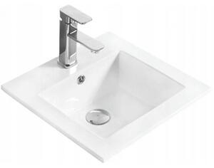 Mexen Stella umývadlo zapustené do dosky 41 x 41 cm, biele - 25454100