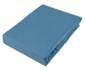 NAPÍNACIA PLACHTA NA BOXSPRIN, džersej, modrá, 180/220 cm Novel - Obliečky & plachty