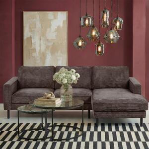 ROHOVÁ SEDAČKA, textil, taupe Livetastic - Sedačky, Online Only