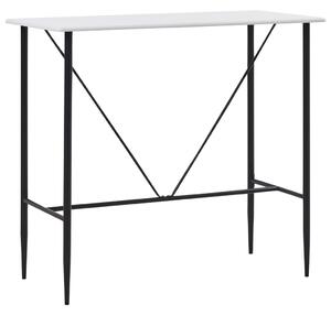 Barový stôl biely 120x60x110 cm MDF