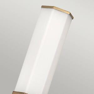 Nástenné LED svetlo Facet Single, 3 000 K, mosadz