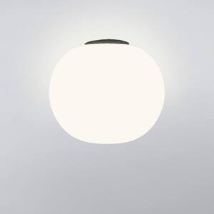 Stropné svietidlo Casablanca Acai, biela/čierna, sklo, 21 cm, E27, Biela / opálová, Obývacia izba / jedáleň, Sklo, Závesné svietidlo