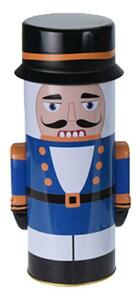 Kovová nádoba na potraviny Nutcracker1, 24,5x8,5 cm, modrá