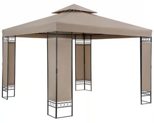Záhradný altánok Lorca 3x3 m - taupe