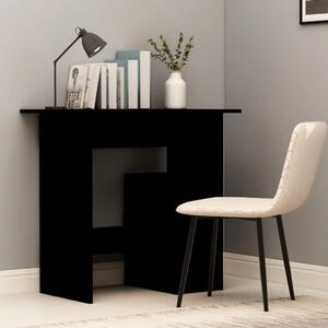 Písací stôl, čierny 80x45x74 cm, drevotrieska