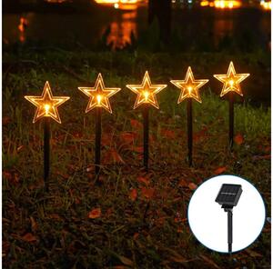 Aigostar - LED Solárne vianočné svietidlo LED/0,054W/1,2V 1m IP65 teplá biela
