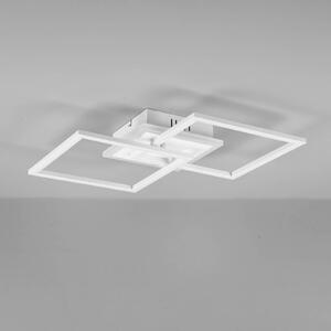 Stropné LED svetlo Venida, štvorcové, biela