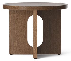 AUDO (MENU) Odkladací stolík Androgyne Ø50, Dark Stained Oak