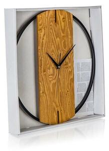 Nástenné hodiny Wood deco, pr. 40 cm
