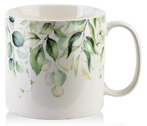 Porcelánový hrnček Eddy Green Leaves 500 ml