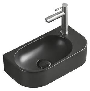 Mexen Viera umývadlo na dosku ľavé 40 x 21 cm, čierna mat - 21274085L