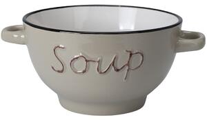 Kameninová miska na polievku Soup 650 ml béžová