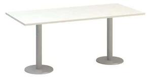 Konferenčný stôl Alfa 400, 180 x 80 x 74,2 cm, rovné vyhotovenie, dezén biela, RAL9022
