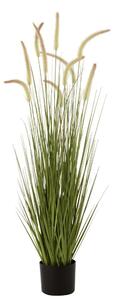 Dekoratívna okrasná tráva v kvetináči - 11*90 cm - J-Line by Jolipa